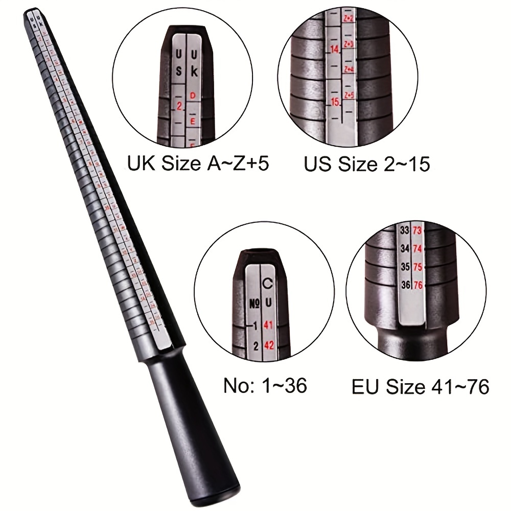 Ring Sizer Measuring Tool Set, Complete Sizing Kit
